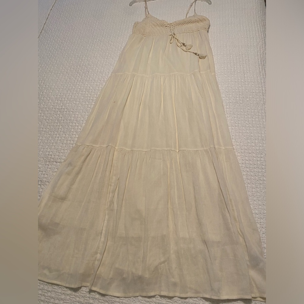 Maxi dress American eagle biege